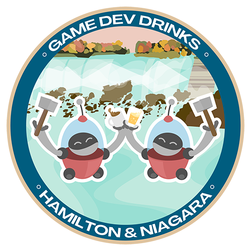 Game Dev Drinks Hamilton and Niagara Logo